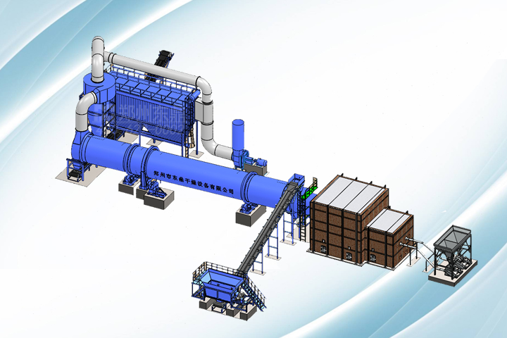 礦粉烘干機技術工藝圖 礦粉烘干機技術工藝圖